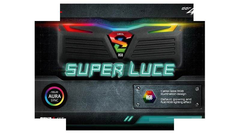 رم دسکتاپ DDR4 تک کاناله 3200 مگاهرتز CL16 گیل مدل SUPER LUCE RGB SYNC ظرفیت 8 گیگابایت رم دسکتاپ DDR4 تک کاناله 3200 مگاهرتز CL16 گیل مدل SUPER LUCE RGB SYNC ظرفیت 8 گیگابایت