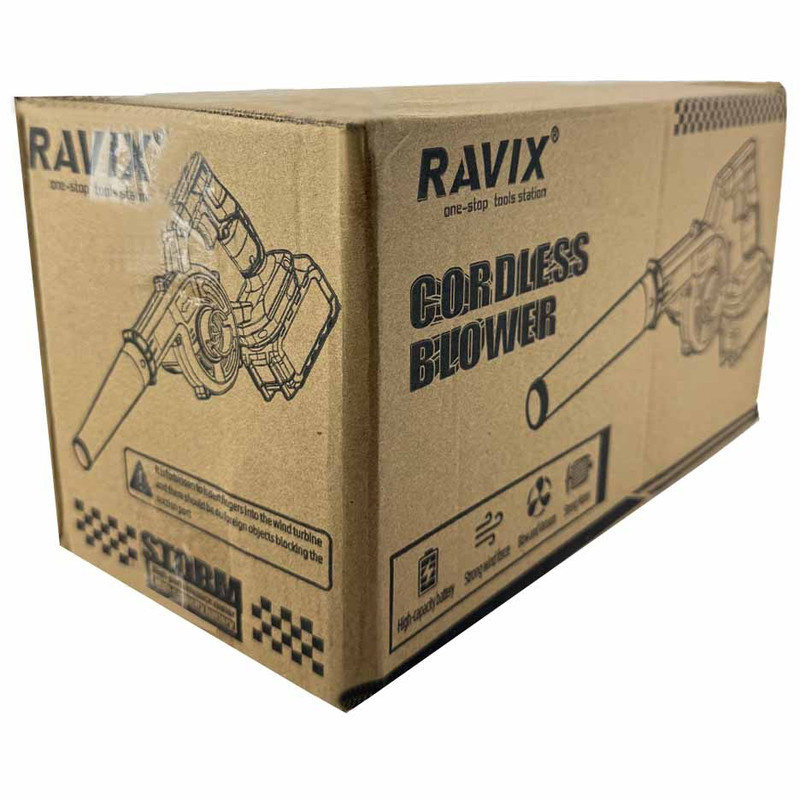 دستگاه دمنده و مکنده شارژی 2.3 متر مکعب در دقیقه راویکس مدل RX-7575 دستگاه دمنده و مکنده شارژی 2.3 متر مکعب در دقیقه راویکس مدل RX-7575