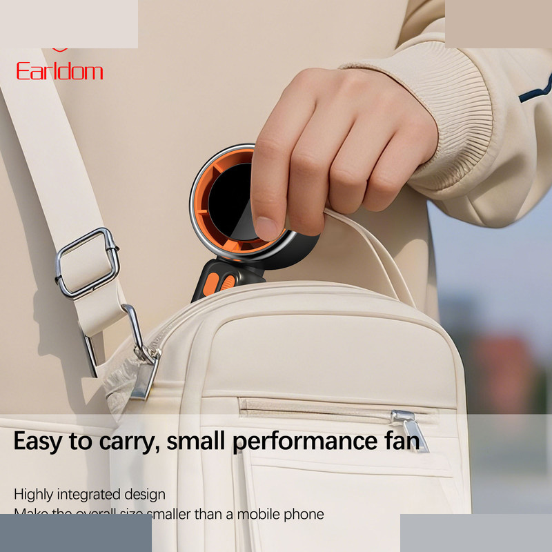 پنکه شارژی ارلدام مدل TURBO FAN F18 ظرفیت 3600 میلی آمپر ساعت