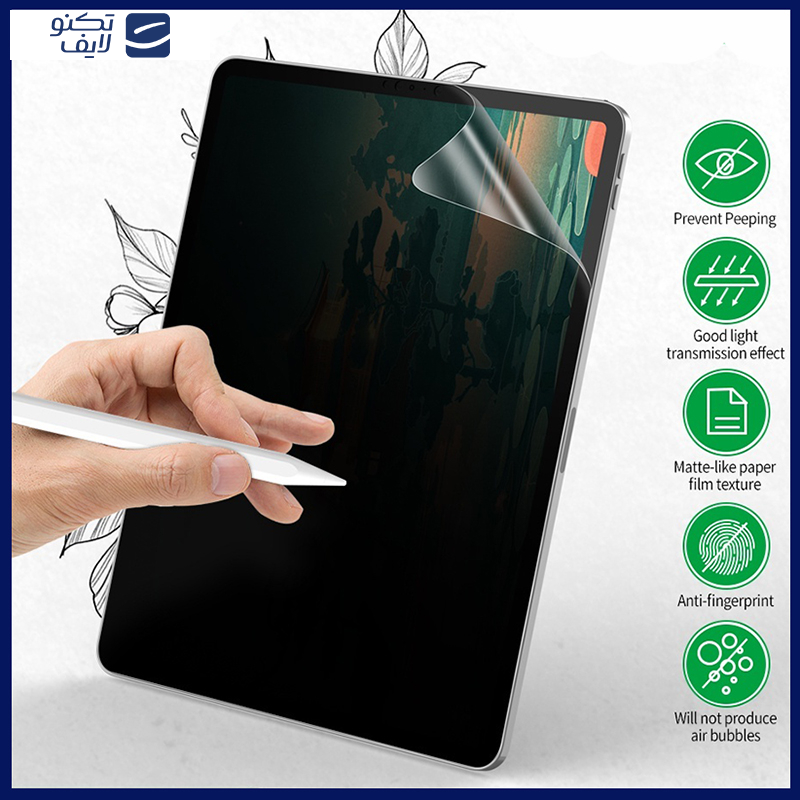 محافظ صفحه نمایش حریم شخصی تکنو مدل Resistant مناسب برای تبلت سامسونگ Galaxy Tab A9 محافظ صفحه نمایش حریم شخصی تکنو مدل Resistant مناسب برای تبلت سامسونگ Galaxy Tab A9