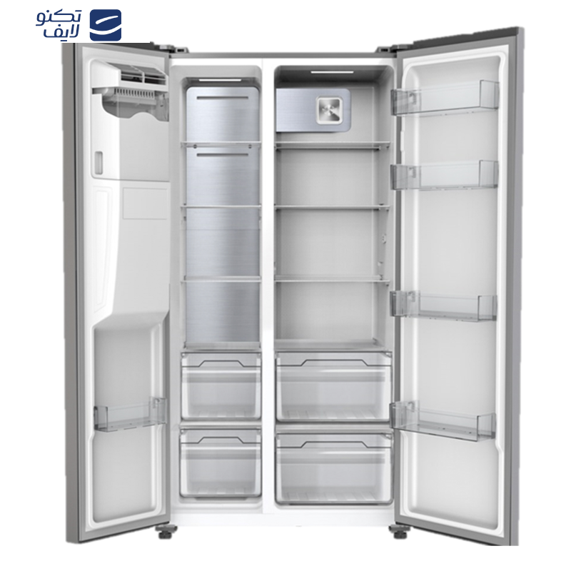 یخچال فریزر ساید بای ساید 28 فوت ایکس ویژن مدل HS600-WI/SI یخچال فریزر ساید بای ساید 28 فوت ایکس ویژن مدل HS600-WI/SI