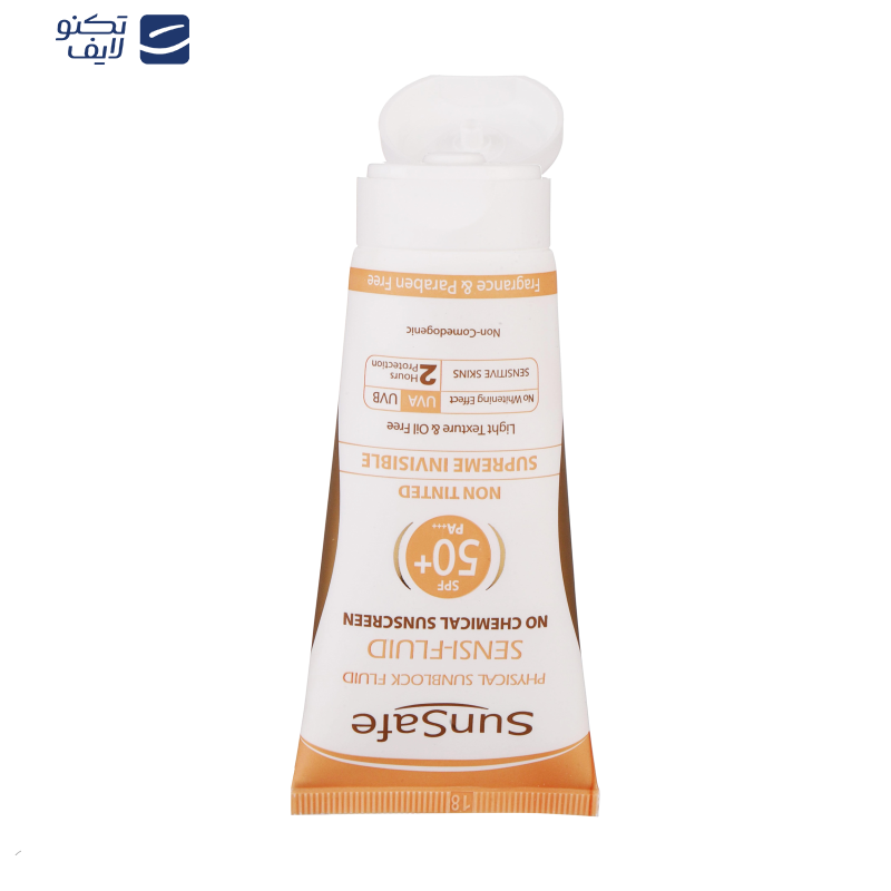 کرم ضدآفتاب سان‌سیف مدل سنسی فلوئید +SPF50، حجم 50 میلی‌لیتر