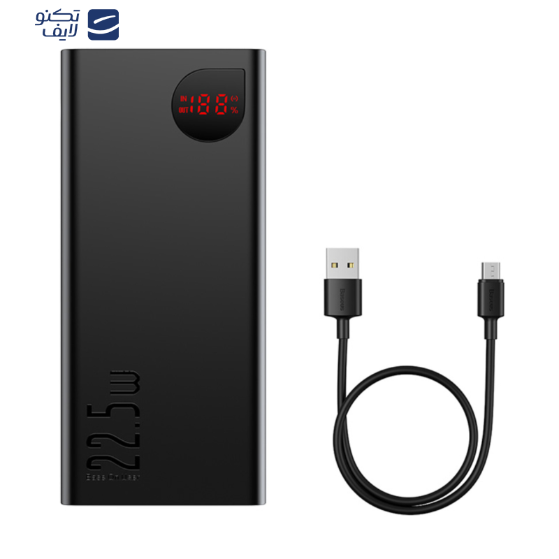 پاوربانک بیسوس مدل Adaman 22.5W ظرفیت 40000 میلی آمپر ساعت پاوربانک بیسوس مدل Adaman 22.5W ظرفیت 40000 میلی آمپر ساعت