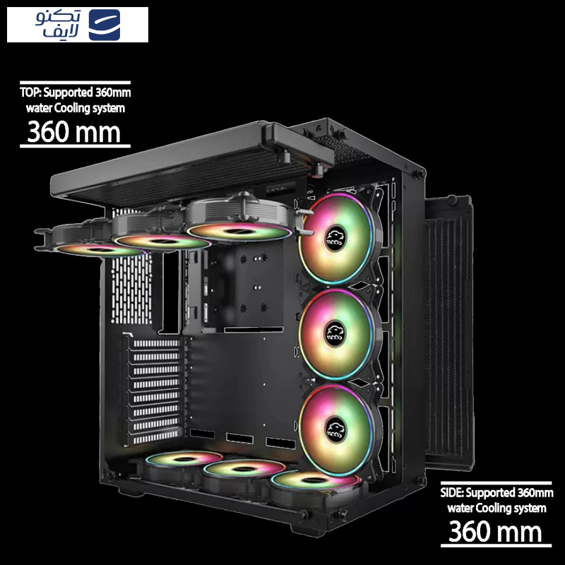 کیس کامپیوتر گیمینگ تسکو مدل GC 4492 کیس کامپیوتر گیمینگ تسکو مدل GC 4492