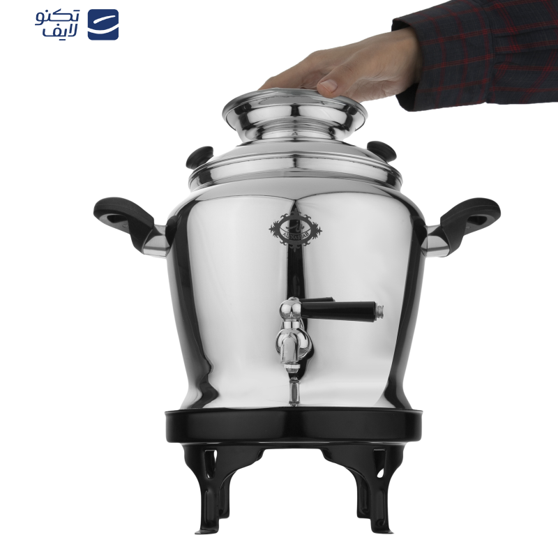 سماور رواجاقی عالی نسب مدل Abgineh ظرفیت 5 لیتر سماور رواجاقی عالی نسب مدل Abgineh ظرفیت 5 لیتر