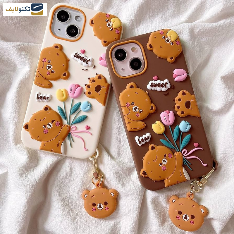 کاور اپیکوی مدل Chubby Bear مناسب برای گوشی موبایل اپل iPhone 15 Pro به همراه آویز کاور اپیکوی مدل Chubby Bear مناسب برای گوشی موبایل اپل iPhone 15 Pro به همراه آویز