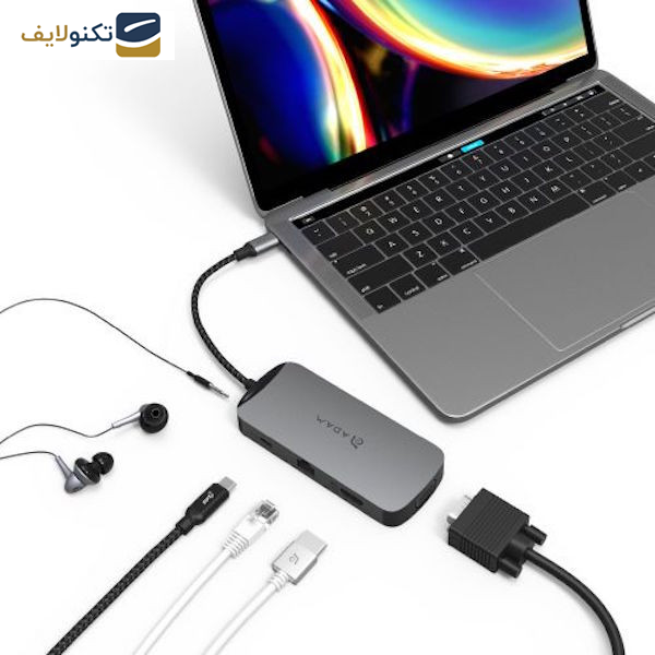 هاب 10 پورت USB-C آدام المنتس مدل CASA Hub X
