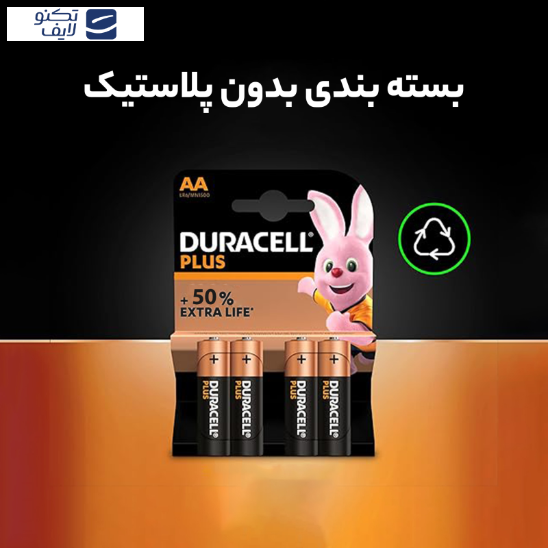 باتری قلمی و نیم قلمی دوراسل مدل PLUS-8 بسته 8 عددی باتری قلمی و نیم قلمی دوراسل مدل PLUS-8 بسته 8 عددی