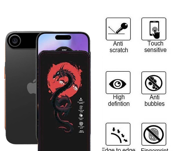 محافظ صفحه نمایش اپیکوی مدل Red Dragon ESD مناسب برای گوشی موبایل اپل iPhone 17 Air محافظ صفحه نمایش اپیکوی مدل Red Dragon ESD مناسب برای گوشی موبایل اپل iPhone 17 Air