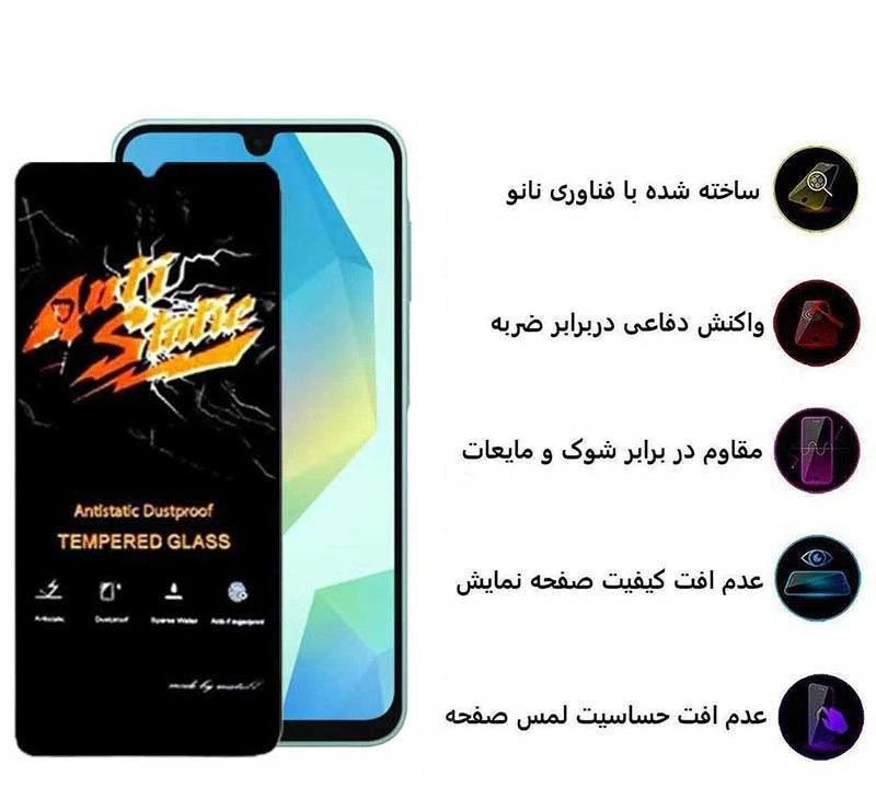 محافظ صفحه نمایش اپیکوی مدل Antistatic Dustproof مناسب برای گوشی موبایل سامسونگ Galaxy A17/ A26 / A16 محافظ صفحه نمایش اپیکوی مدل Antistatic Dustproof مناسب برای گوشی موبایل سامسونگ Galaxy A17/ A26 / A16