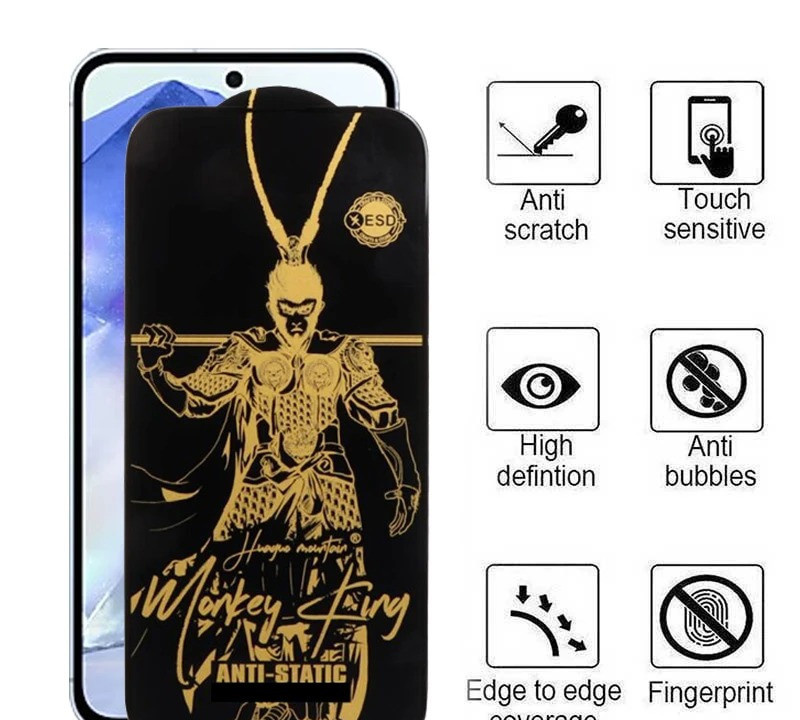 محافظ صفحه نمایش اپیکوی مدل Wukong ESD مناسب برای گوشی موبایل سامسونگ Galaxy S25 FE / A55/A35 محافظ صفحه نمایش اپیکوی مدل Wukong ESD مناسب برای گوشی موبایل سامسونگ Galaxy S25 FE / A55/A35