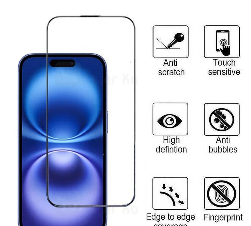 محافظ صفحه نمایش کی -زد دو مدل Full-Glass مناسب برای گوشی موبایل اپل iPhone 17