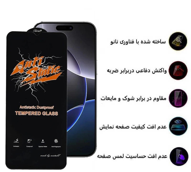 محافظ صفحه نمایش اپیکوی مدل Antistatic Dustproof مناسب برای گوشی موبایل اپل iPhone 17 Air