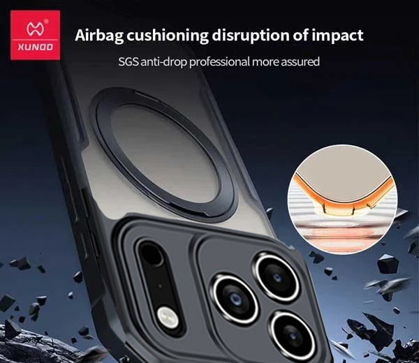 کاور اپیکوی مدل Xundd Rotating 360 Magnetic مناسب برای گوشی موبایل اپل iPhone 17 Pro Max کاور اپیکوی مدل Xundd Rotating 360 Magnetic مناسب برای گوشی موبایل اپل iPhone 17 Pro Max