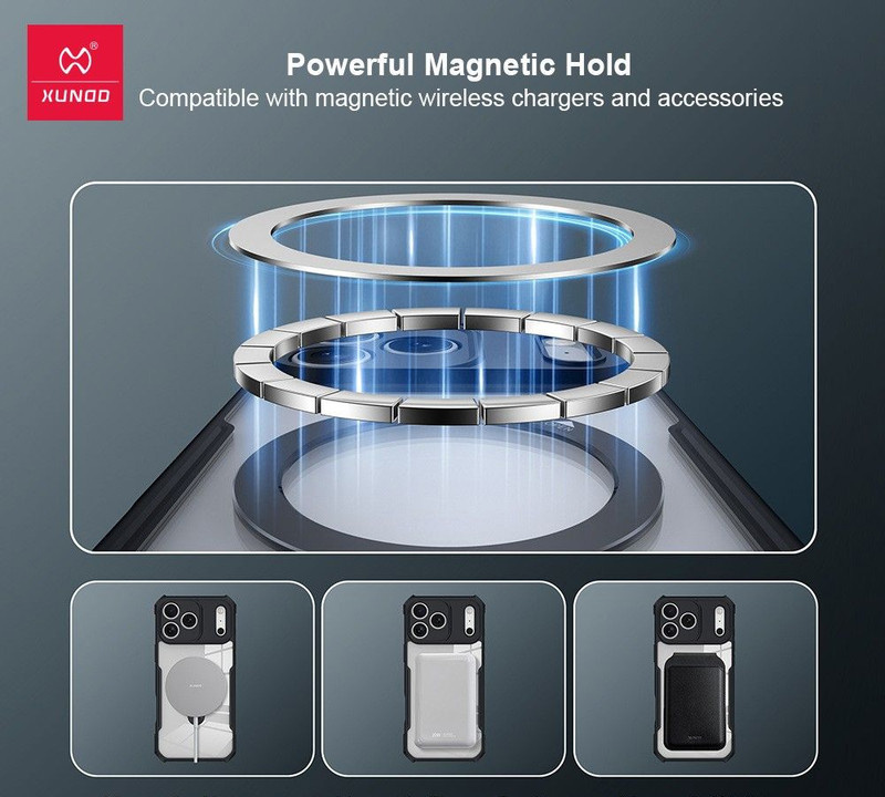 کاور اپیکوی مدل Xundd Magnetic Holder مناسب برای گوشی موبایل اپل iPhone 17