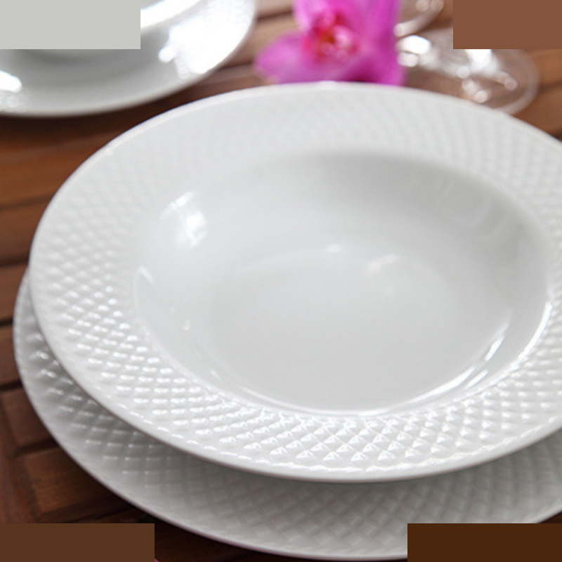 سرویس غذاخوری 28 پارچه 6 نفر چینی زرین ایران مدل رادیانس درجه 3