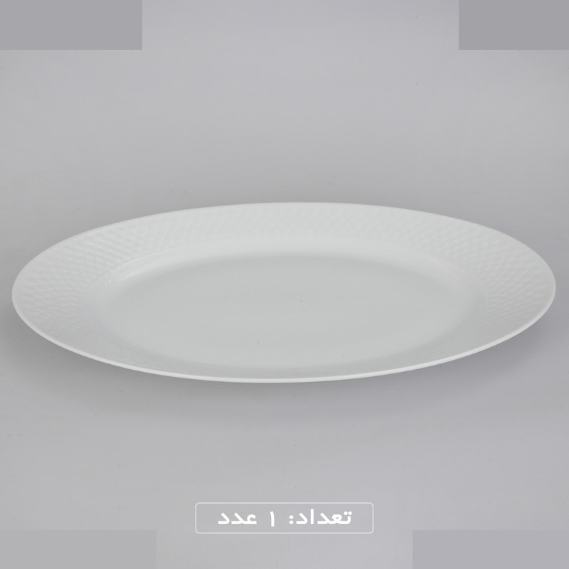 سرویس غذاخوری 28 پارچه چینی زرین ایران سری رادیانس مدل White 2 درجه عالی