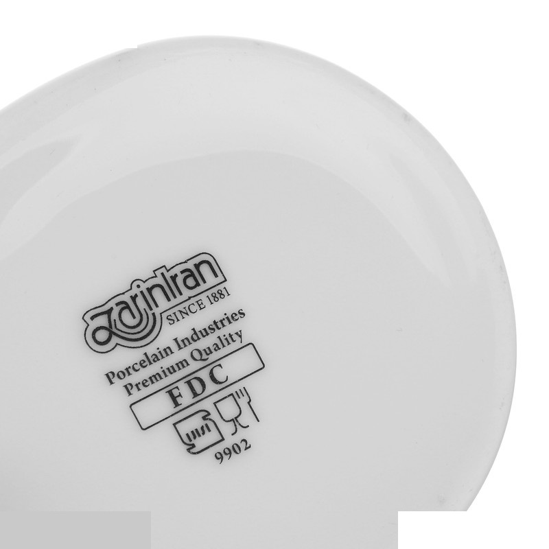 قندان چینی زرین ایران مدل هتلی 49 کد 6 درجه عالی