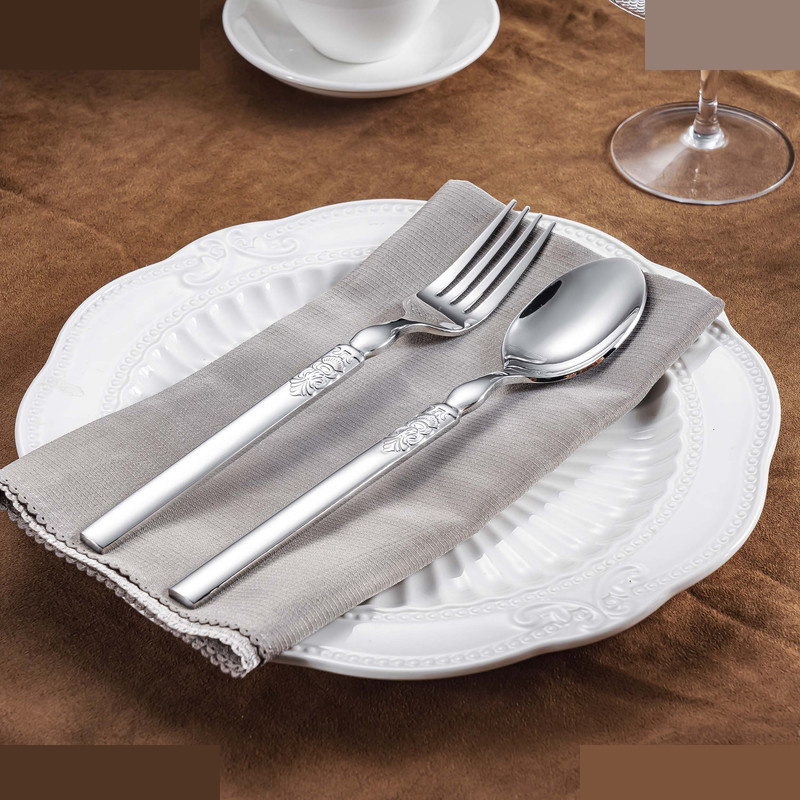 سرویس قاشق و چنگال 4 پارچه جی فی نی مدل 55 سرویس قاشق و چنگال 4 پارچه جی فی نی مدل 55