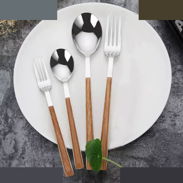 سرویس قاشق و چنگال 33 پارچه جی فی نی مدل 03 سرویس قاشق و چنگال 33 پارچه جی فی نی مدل 03