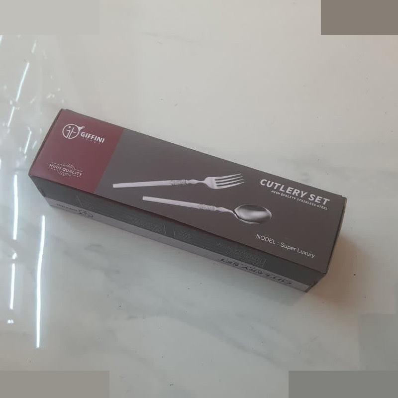 سرویس قاشق و چنگال 15 پارچه جی فی نی مدل G-257 سرویس قاشق و چنگال 15 پارچه جی فی نی مدل G-257