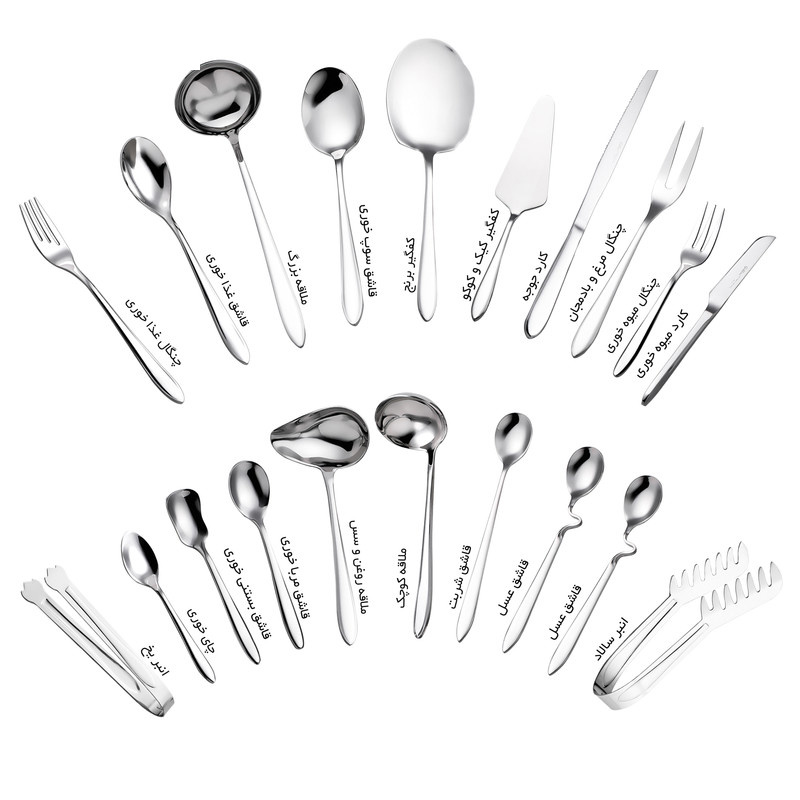 سرویس قاشق و چنگال 142 پارچه جی فی نی مدل G-605