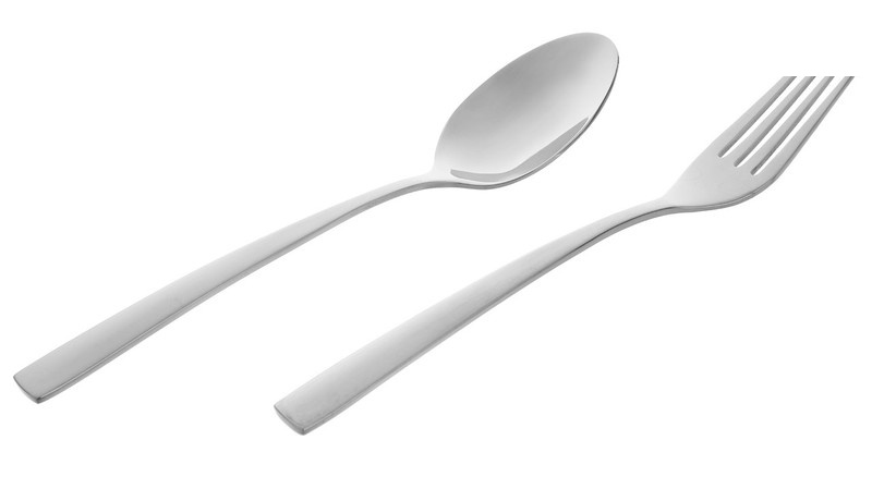 قاشق و چنگال ناب استیل مدل فلورانس