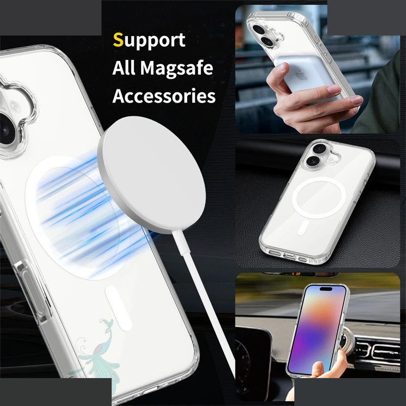 کاور گوشی موبایل اپل iPhone 17 پیکوک مدل AntiMag