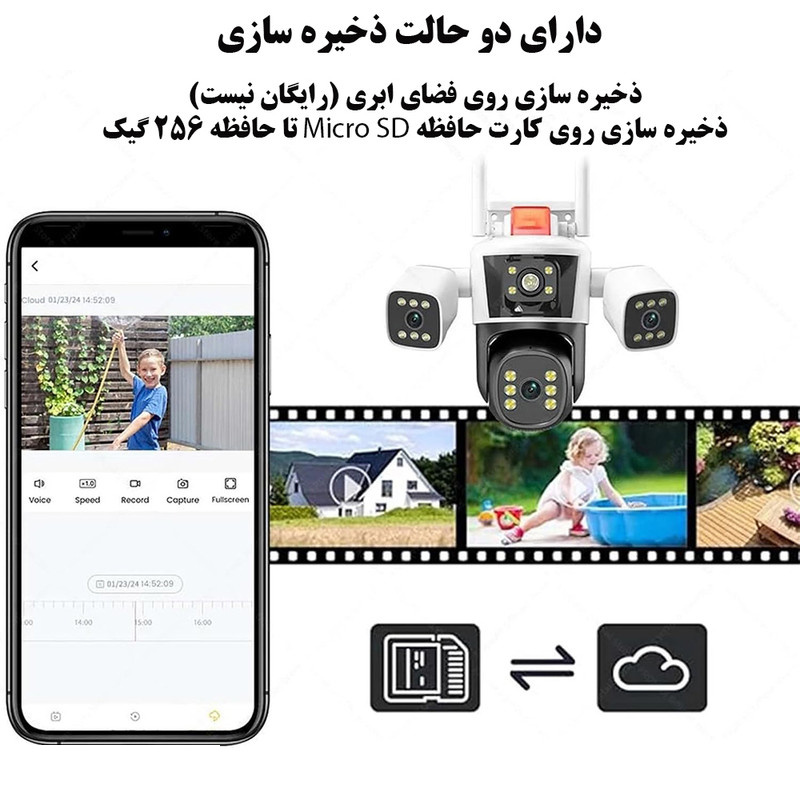 دوربین مداربسته تحت شبکه مدل سه مگاپیکسل کد QQ-849-WP دوربین مداربسته تحت شبکه مدل سه مگاپیکسل کد QQ-849-WP