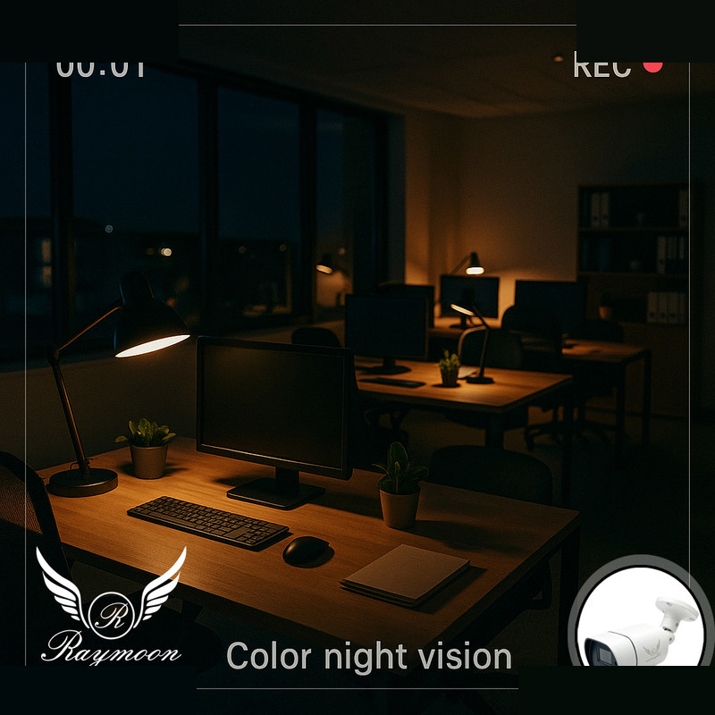 دوربین مداربسته تحت شبکه رایمون مدل پنج مگاپیکسل کد POE-60Q بسته شش عددی