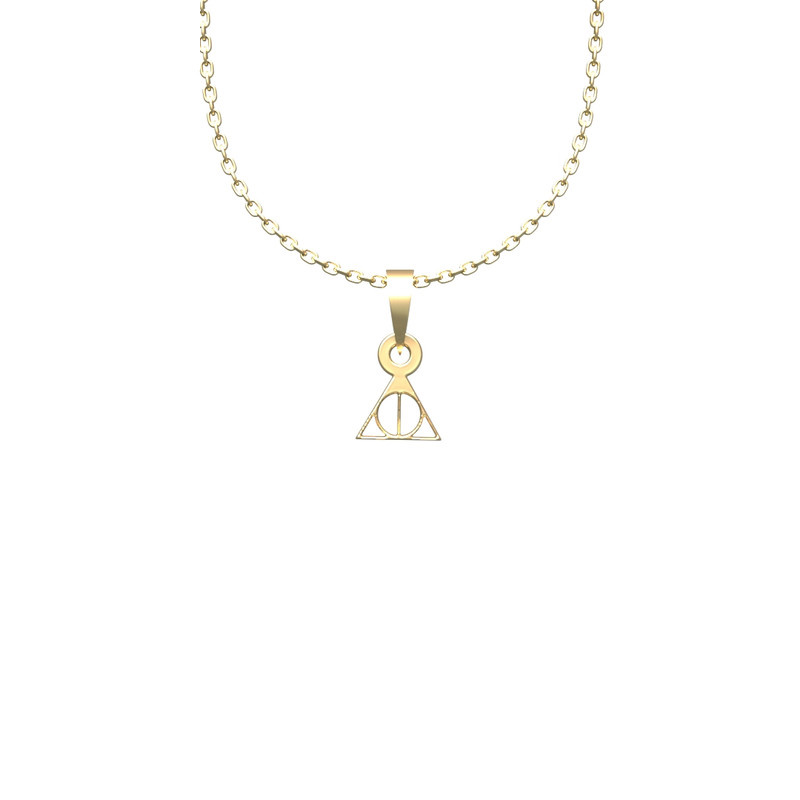 گردنبند طلا 18 عیار زنانه مدوپد مدل هری پاتر کد A3-1-1098 گردنبند طلا 18 عیار زنانه مدوپد مدل هری پاتر کد A3-1-1098