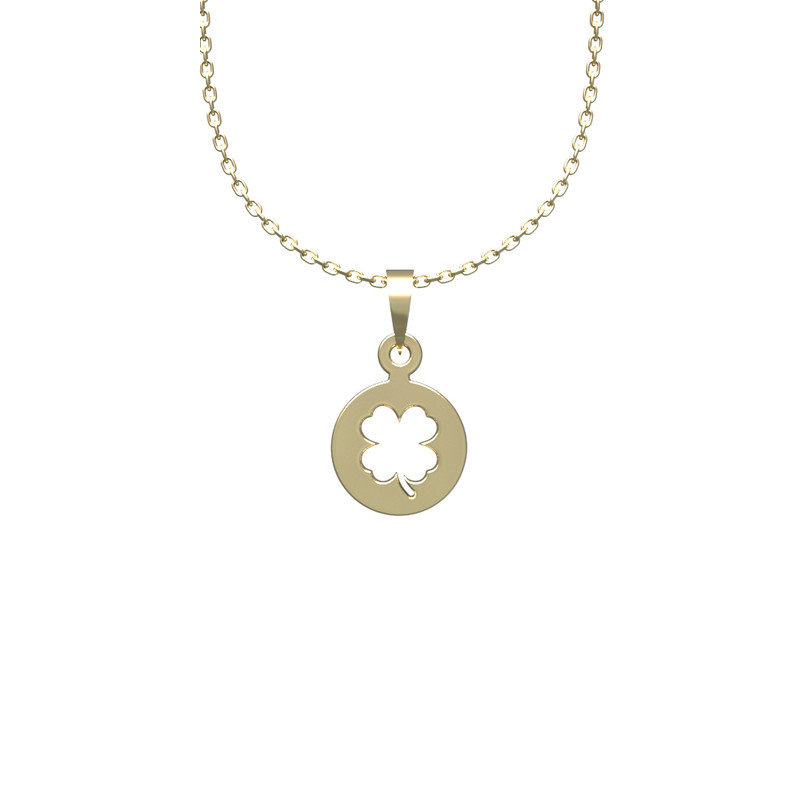 گردنبند طلا 18 عیار زنانه مدوپد مدل گل کد GG2-1-1128 گردنبند طلا 18 عیار زنانه مدوپد مدل گل کد GG2-1-1128