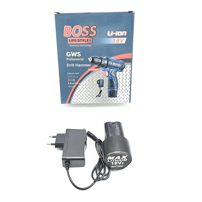 پیچ گوشتی شارژی باس مدل 18V پیچ گوشتی شارژی باس مدل 18V