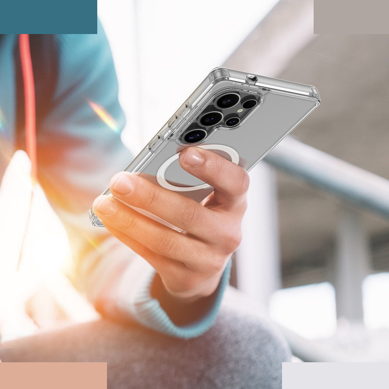 کاور اسپایدر مدل مگ سیف مناسب برای گوشی موبایل سامسونگ Galaxy S25 Ultra