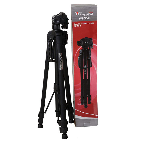 سه پایه دوربین ویفنگ مدل WT-3540 به همراه گیره نگهدارنده موبایل سه پایه دوربین ویفنگ مدل WT-3540 به همراه گیره نگهدارنده موبایل
