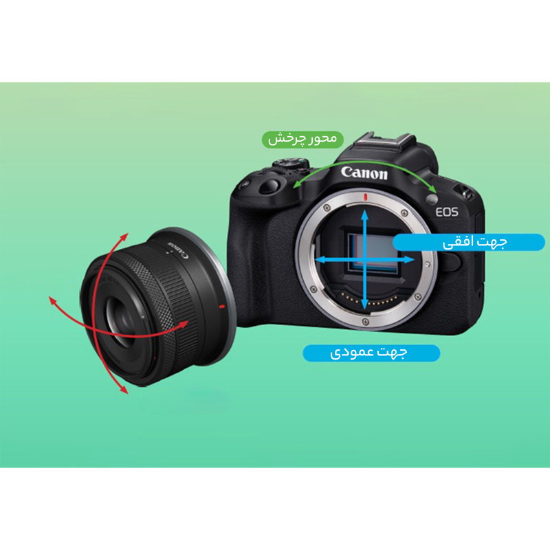 دوربین دیجیتال کانن مدل EOS R50 BODY دوربین دیجیتال کانن مدل EOS R50 BODY