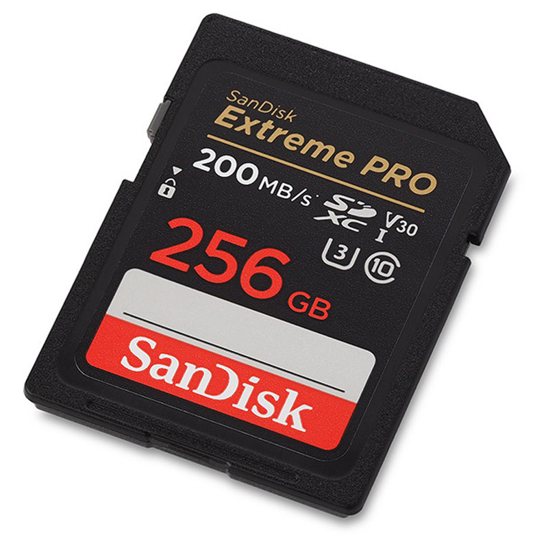 کارت حافظه SDXC سن دیسک مدل Extreme Pro V30 کلاس 10 استاندارد UHS-I U3 سرعت 200MB/s ظرفیت 256 گیگابایت کارت حافظه SDXC سن دیسک مدل Extreme Pro V30 کلاس 10 استاندارد UHS-I U3 سرعت 200MB/s ظرفیت 256 گیگابایت