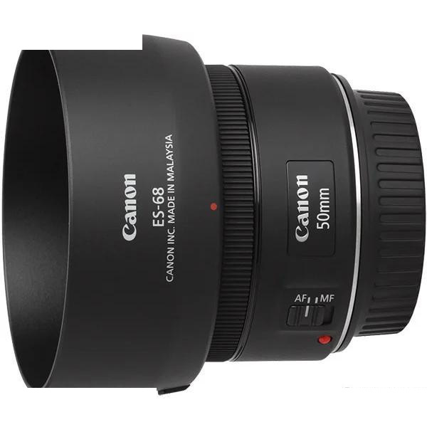 لنز کانن مدل EF 50mm f/1.8 STM به همراه فیلتر لنز یو وی 49 کانن