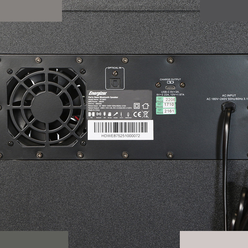 اسپیکر بلوتوثی انرجایزر مدل BTS860 اسپیکر بلوتوثی انرجایزر مدل BTS860