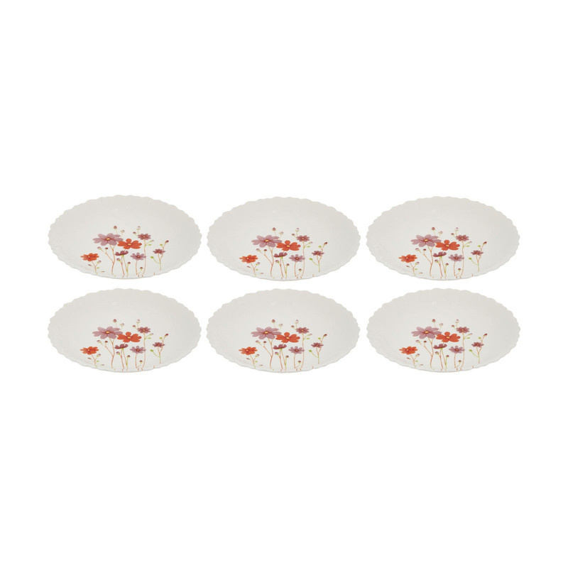 بشقاب خورش خوری لومینارک مدل کانتری فلاورز بسته 6 عددی بشقاب خورش خوری لومینارک مدل کانتری فلاورز بسته 6 عددی