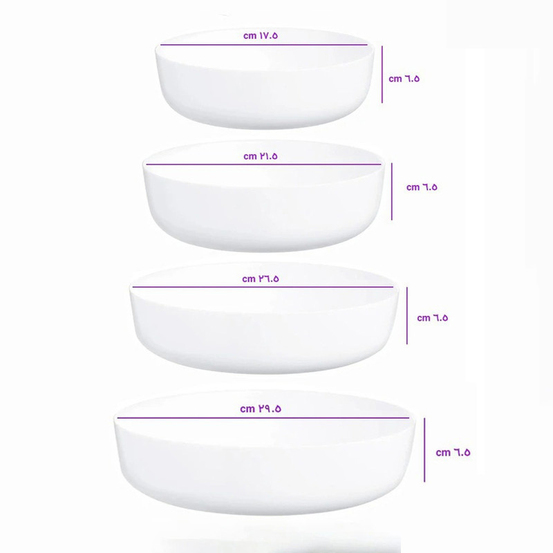 ظرف پخت گلدن اوپال مدل PRX-4PCS مجموعه 4 عددی