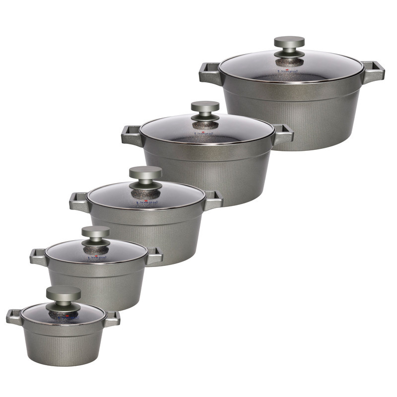 سرویس قابلمه و تابه گرانیتی 15 پارچه یونیک مدل 8529