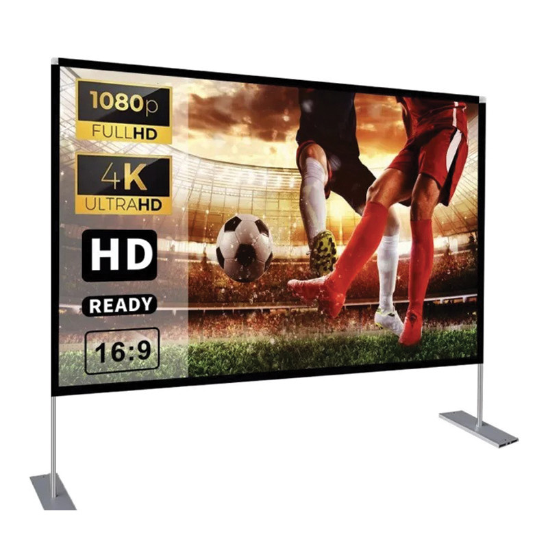پرده نمایش ایستاده ونبوه مدل folding projector screen پرده نمایش ایستاده ونبوه مدل folding projector screen