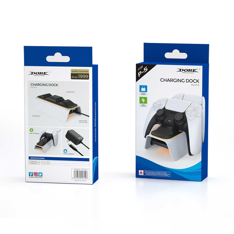 پایه شارژ دسته بازی PS5 دابی مدل TP5-0521 پایه شارژ دسته بازی PS5 دابی مدل TP5-0521