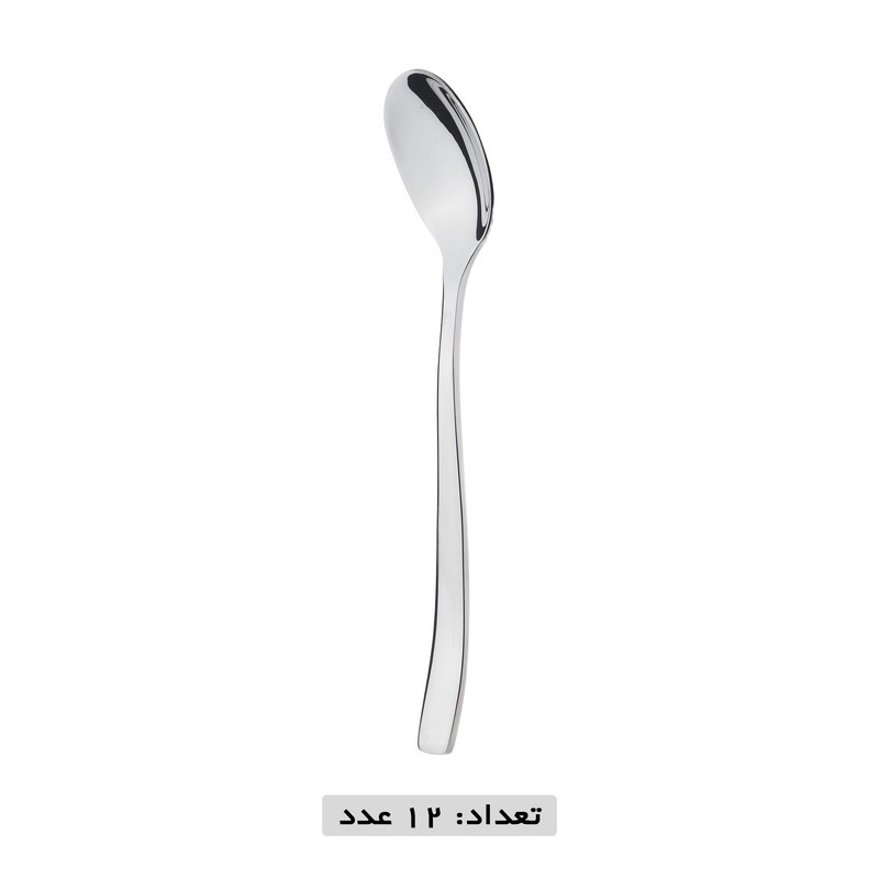 قاشق چای خوری ام جی اس مدل 043 مجموعه 12 عددی