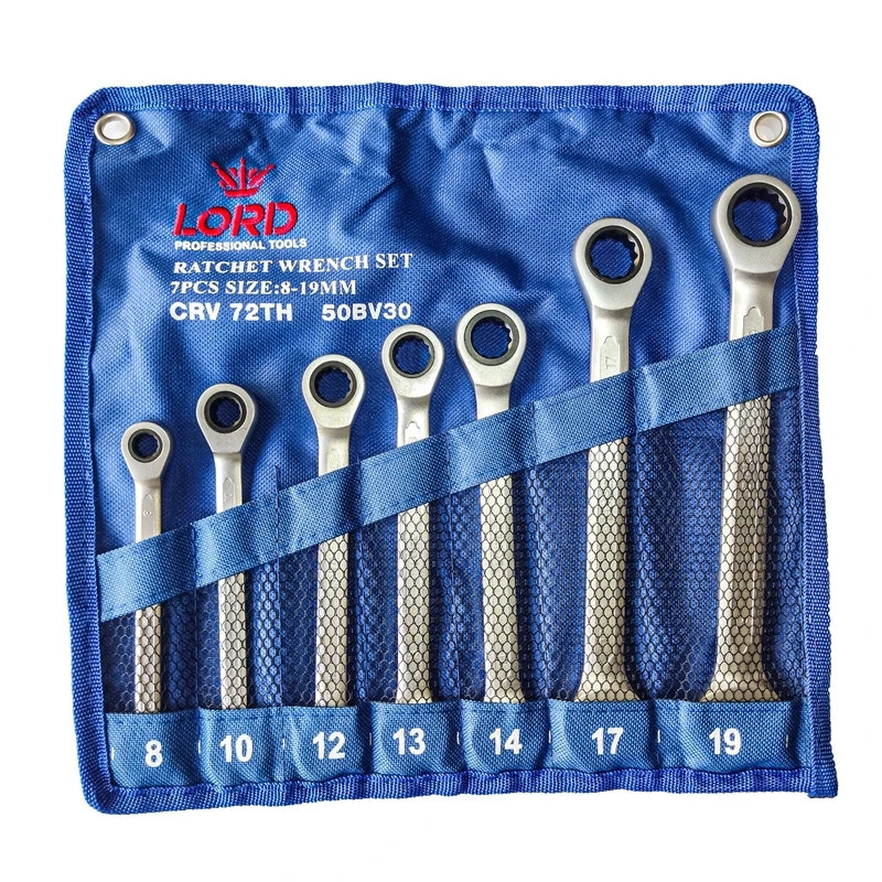 آچار یکسر تخت و یکسر رینگی جغجغه ای لرد مدل AJ-LRD-RAD-7PCS-8.19 مجموعه 7 عددی آچار یکسر تخت و یکسر رینگی جغجغه ای لرد مدل AJ-LRD-RAD-7PCS-8.19 مجموعه 7 عددی