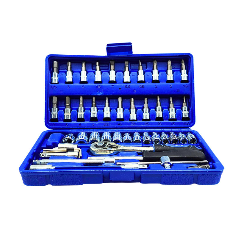 جعبه بکس بی پی زد مدل BPZ4003 مجموعه 46 عددی جعبه بکس بی پی زد مدل BPZ4003 مجموعه 46 عددی