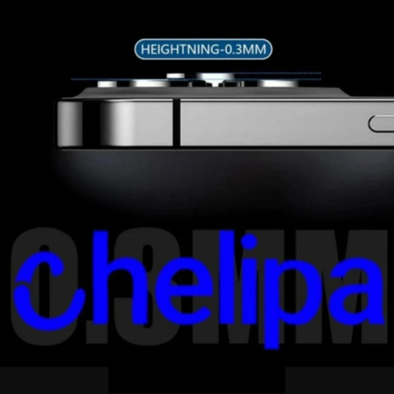 محافظ لنز دوربین شیشه ای زیفرند مدل chelipa titanium مناسب برای گوشی موبایل سامسونگ Galaxy S25 Ultra