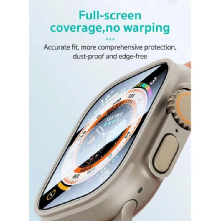 محافظ صفحه نمایش ساعت هوشمند اولترا مدل FULL GLUE مناسب اپل واچ Ultra 3