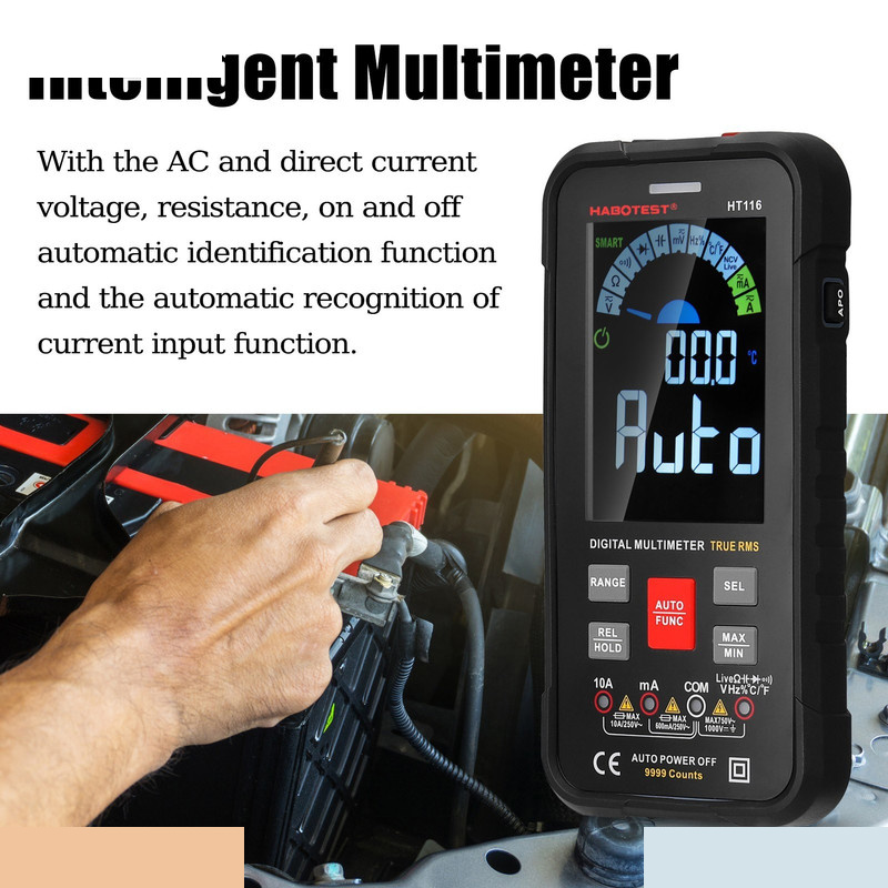مولتی متر دیجیتال هابوتست مدل HT116 مولتی متر دیجیتال هابوتست مدل HT116